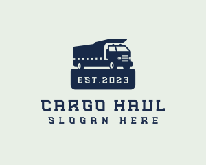 Cargo Truck Delivery logo design