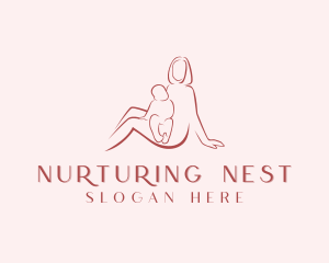 Parenting - Baby Mother Parenting logo design