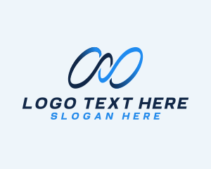 Digital - Gradient Loop Company logo design