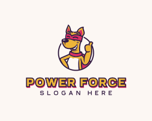 Superhero - Superhero Dog Veterinary logo design