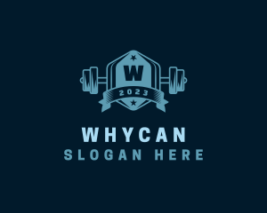 Weightlifting - Weightlifting Workout Barbell logo design