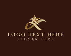 Elegant - Infinity Star Ribbon logo design