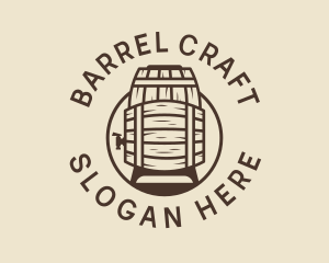 Barrel - Beer Barrel Distillery logo design