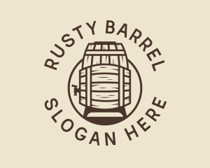 Beer Barrel Distillery  logo design
