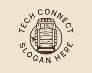 Craft Beer - Beer Barrel Distillery logo design