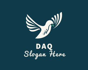 Dove Wings Religion Logo
