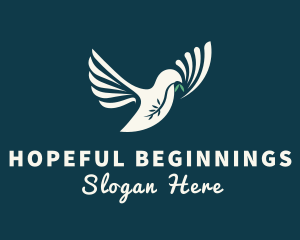Hope - Dove Wings Religion logo design
