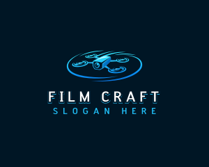 Cinematography - Aircraft Drone Surveillance logo design