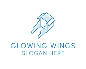 Box Wings Mover logo design