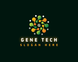 Dna - Technology DNA genetics logo design