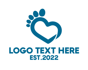 Feet - Blue Foot Healthcare logo design