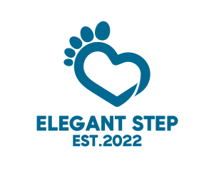 Heel - Blue Foot Healthcare logo design