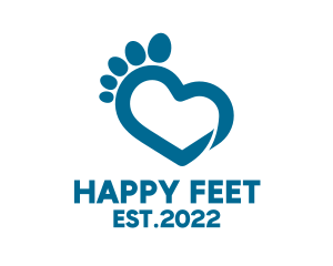 Foot - Blue Foot Healthcare logo design