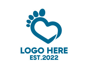 Hygienic - Blue Foot Healthcare logo design