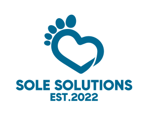Sole - Blue Foot Healthcare logo design