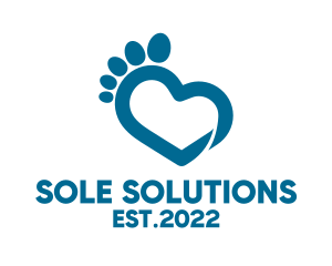 Blue Foot Healthcare  logo design