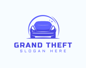 Auto Shop - Clean Car Automotive logo design