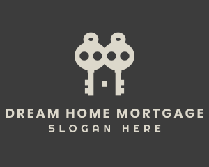 Mortgage - Home Mortgage Key logo design