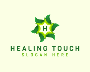 Leaf Organic Spa logo design