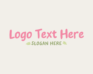 Foliage - Playful Organic Leaf logo design