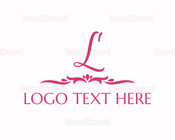 Feminine Luxury Decoration Logo