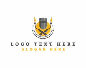 Forge - Welding Mask Tool logo design