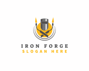 Forge - Welding Mask Tool logo design