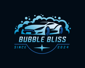 Bubble Car Wash logo design