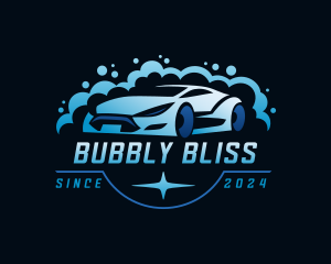 Bubble Car Wash logo design