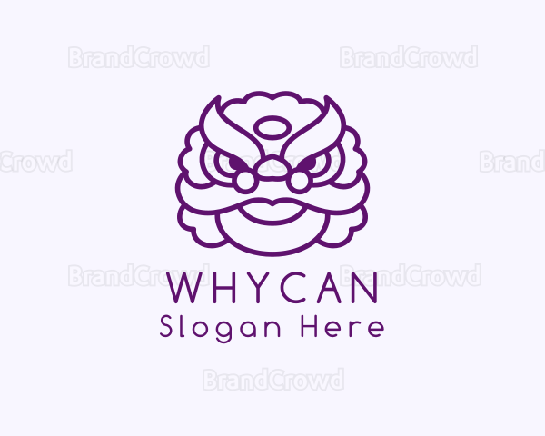 Festival Dragon Head Logo