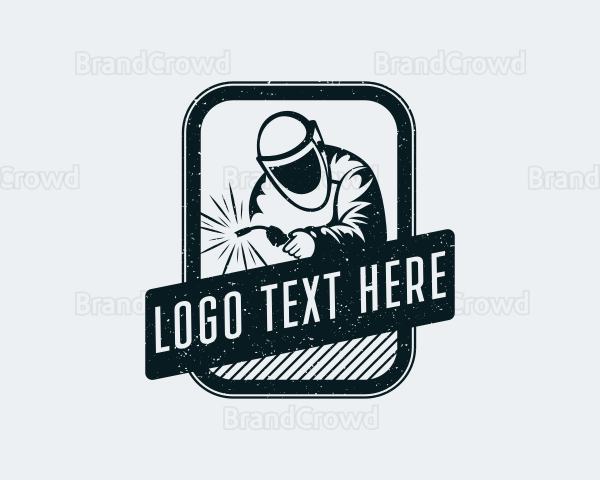 Industrial Welder Metalwork Logo