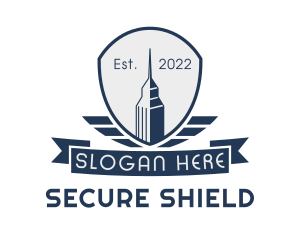 Protection - Skyscraper Protection Office logo design