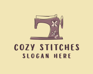 Dressmaking Sewing Machine logo design