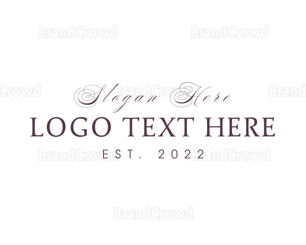 Deluxe Elegant Business Logo