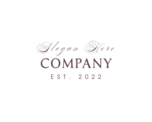 Deluxe Elegant Business Logo