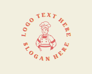 Toque Hat - Chef Cook Restaurant logo design