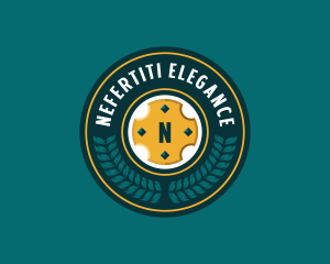 Classic Brewery Wreath logo design