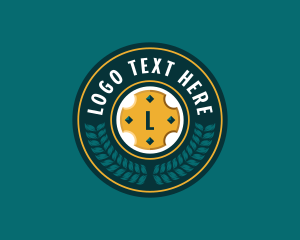 Stamp - Classic Brewery Wreath logo design