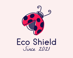 Pesticide - Cute Beetle Ladybug logo design