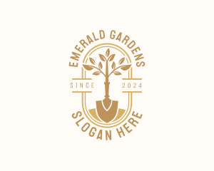 Plant Shovel Landscaping logo design