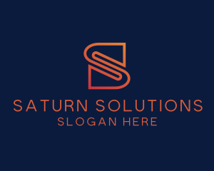 Business Firm Letter S logo design