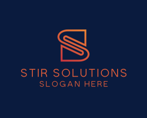 Business Firm Letter S logo design