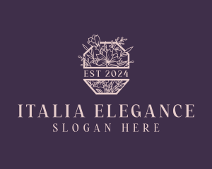 Elegant Floral Garden logo design