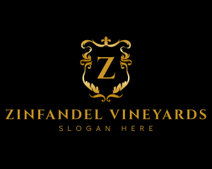 Premium Ornate Vineyard logo design