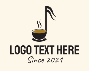 Entertain - Musical Note Ladle logo design