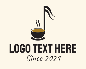 Ladle - Musical Note Ladle logo design