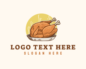 Roast - Turkey Poultry Roasted logo design