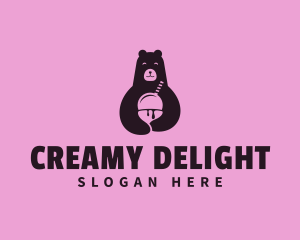 Yogurt - Bear Ice Cream Dessert logo design