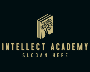 Academic - Book Academic Tree logo design