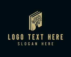 Reading - Book Academic Tree logo design